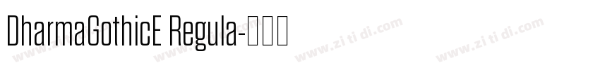 DharmaGothicE Regula字体转换